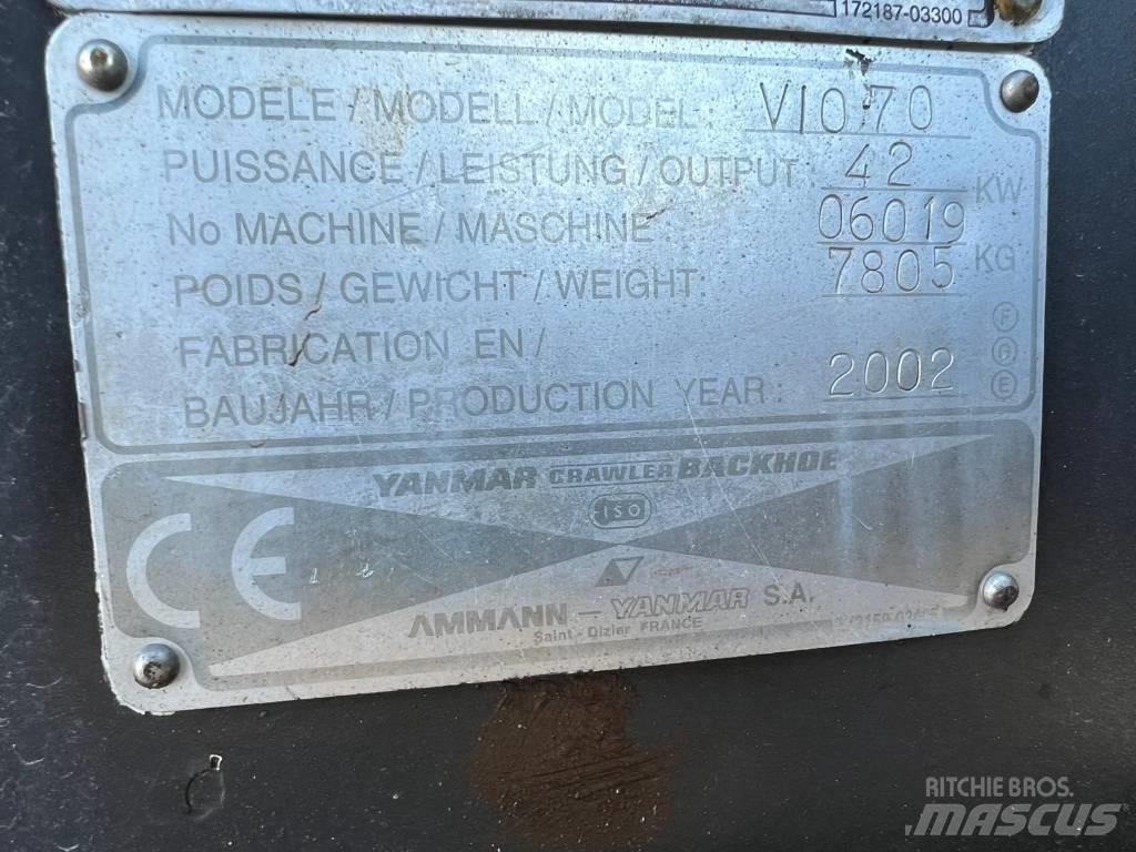 Yanmar Vio 70 Bageri guseničari