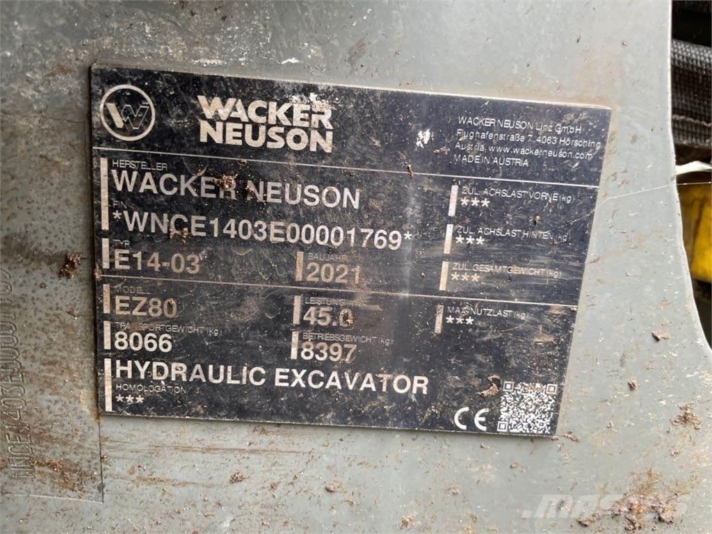 Wacker Neuson EZ80 Bageri guseničari