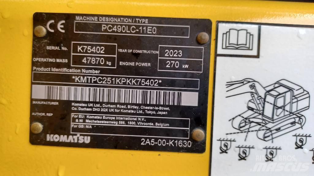 Komatsu PC 490 LC-11 Bageri guseničari
