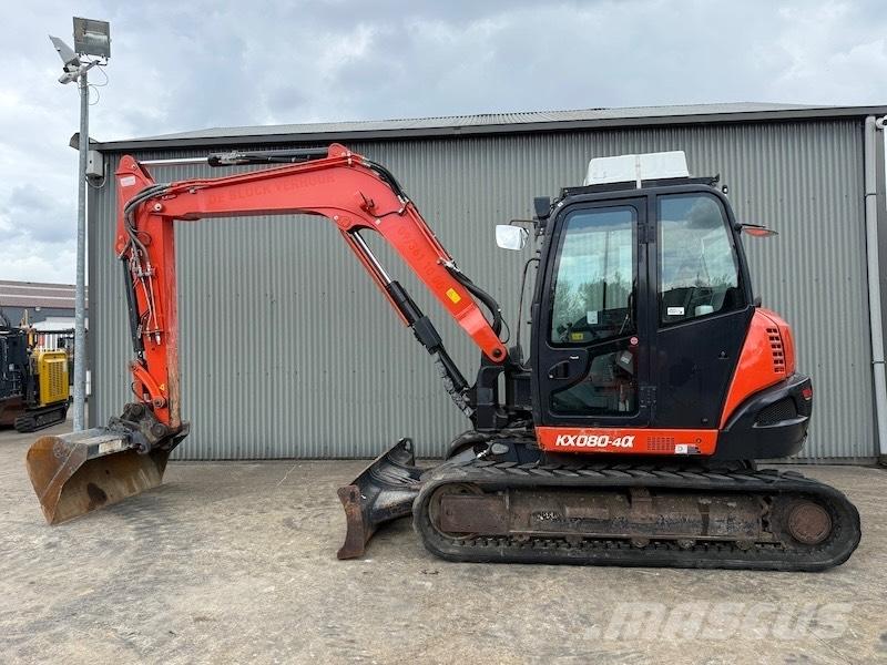 Kubota KX 080-4 Midi bageri 7t – 12t