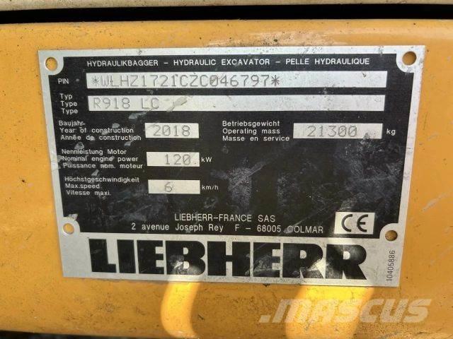 Liebherr R918 LC Bageri guseničari