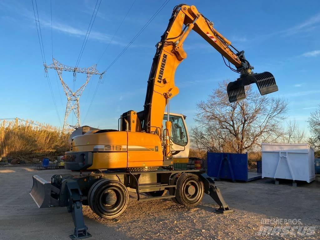 Liebherr A 316 Bageri za prenos primarnih/sekundarnih sirovina