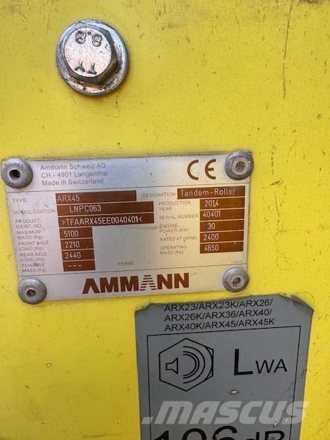 Ammann ARX 45 Nabijači zemlje