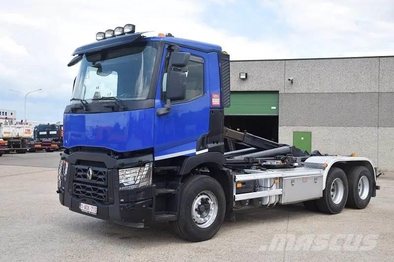 Renault C430 Rol kiper kamioni sa kukom za podizanje tereta