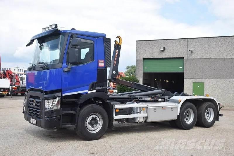 Renault C430 Rol kiper kamioni sa kukom za podizanje tereta