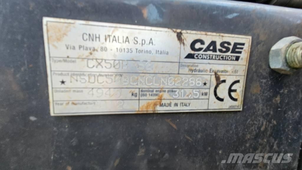CASE CX50B Mini bageri < 7t