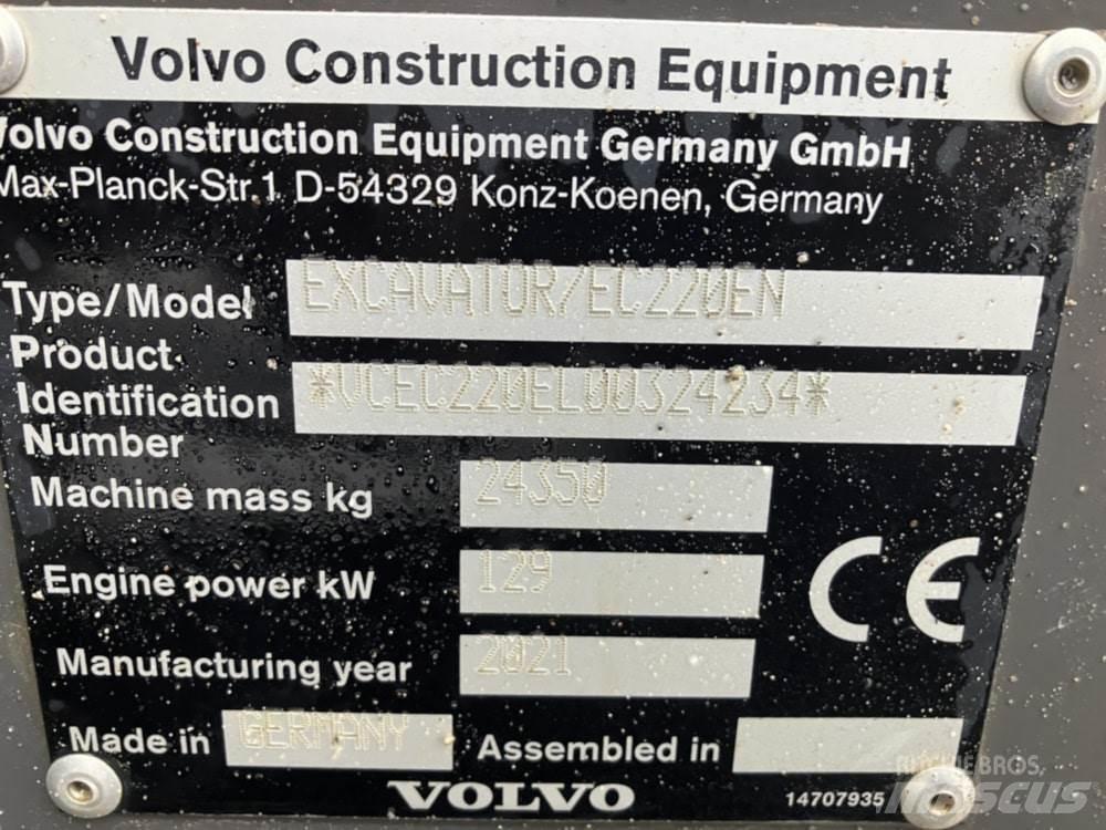 Volvo EC220EN Bageri guseničari