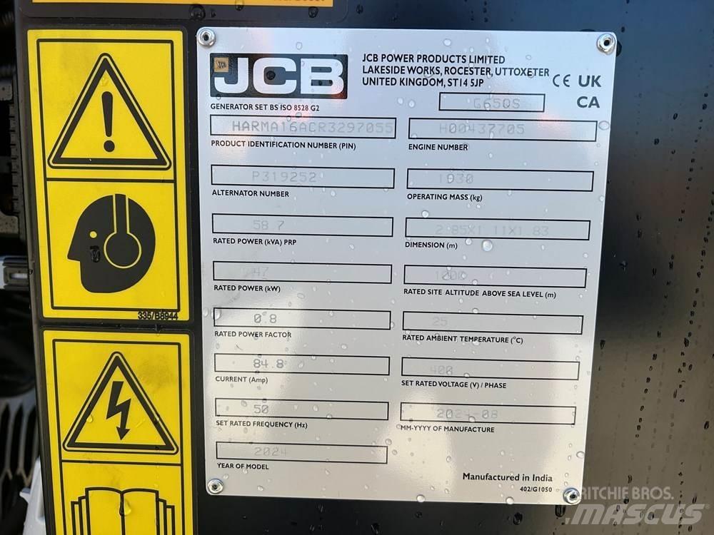 JCB G65QS Dizel generatori