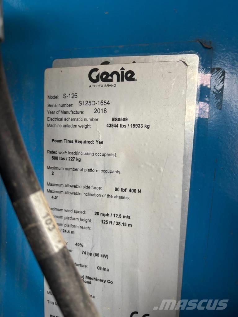 Genie S 125 Teleskopske podizne platforme
