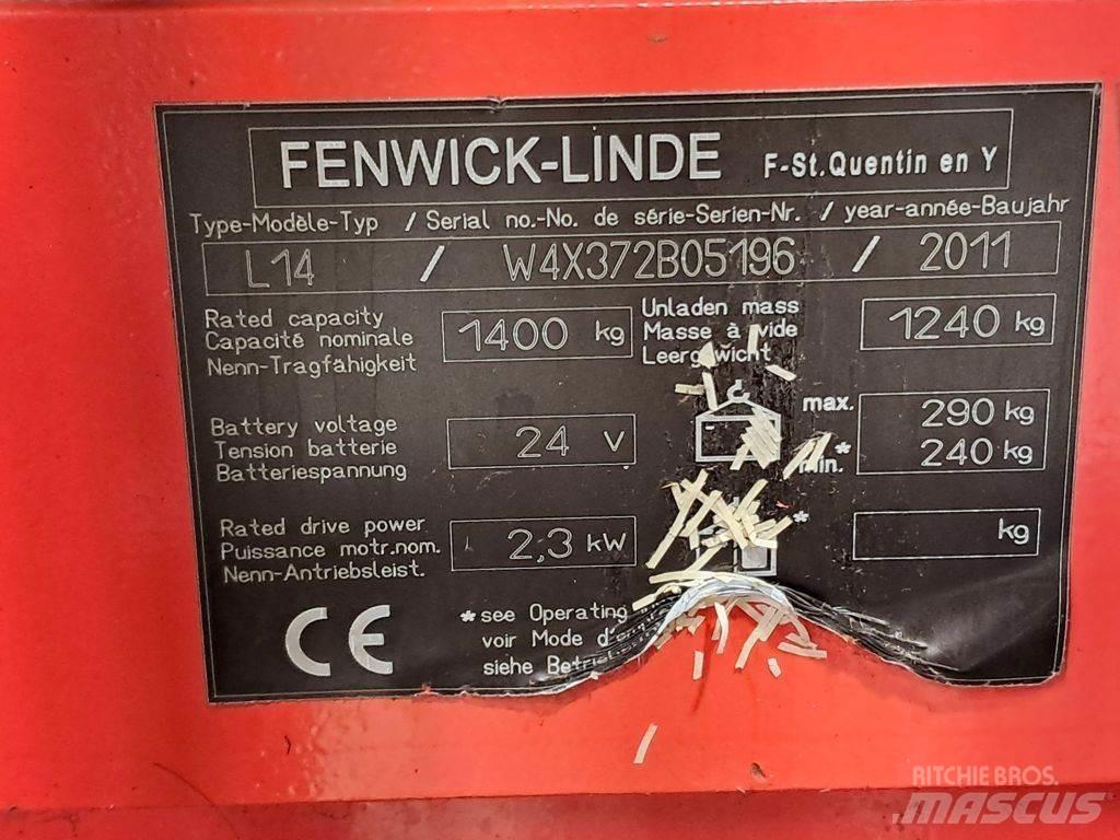 Linde L14 Ručni električni viljuškar