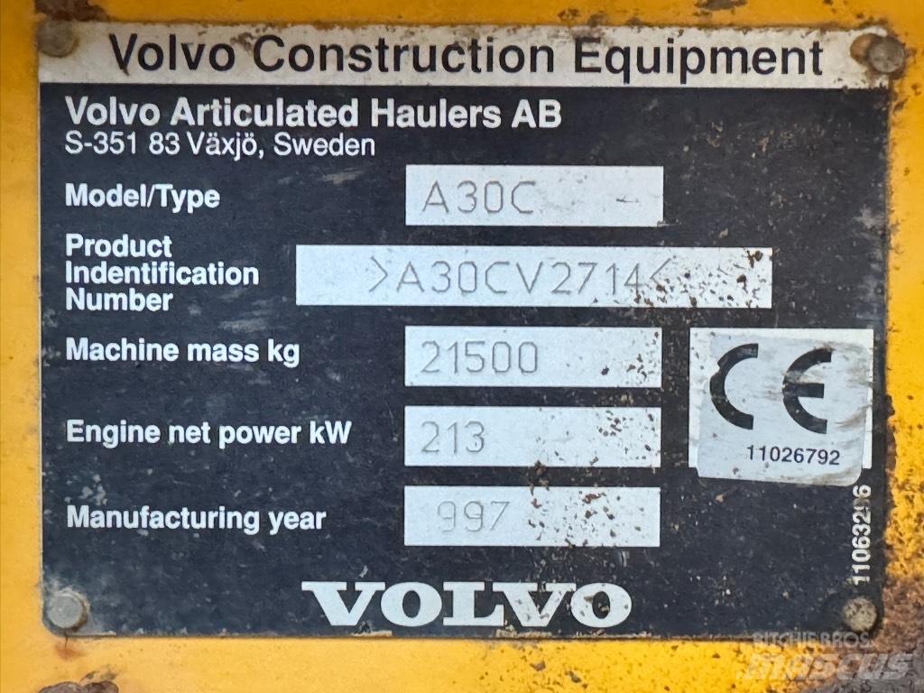 Volvo A 30 C Zglobni damperi