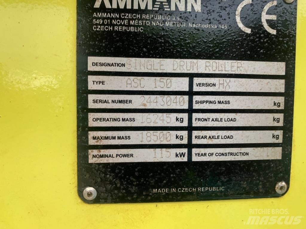 Ammann ASC 150 HX Valjci sa jednim bubnjem
