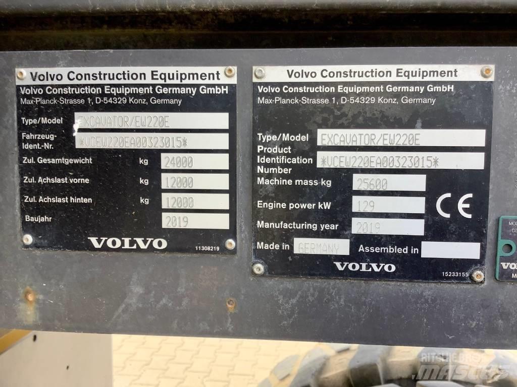 Volvo EW 220 E Bageri točkaši