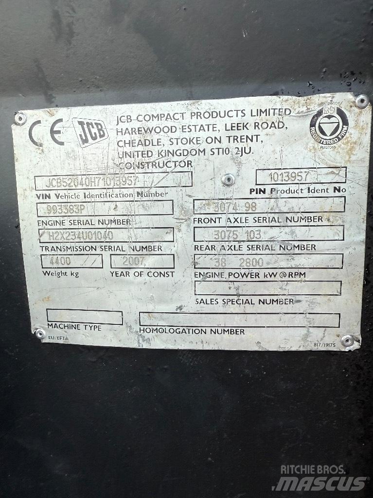 JCB 520-40 Teleskopski viljuškari