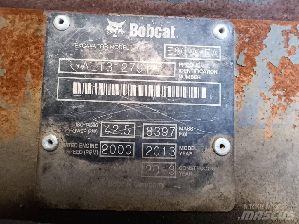 Bobcat E 80 EA Midi bageri 7t – 12t