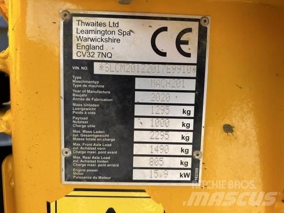 Thwaites MACH 201 Damperi za gradilište