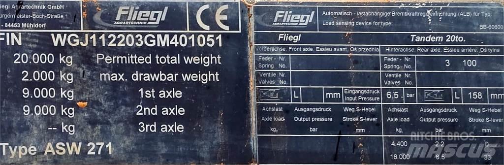 Fliegl Gigant ASW 271 Kiperi prikolice