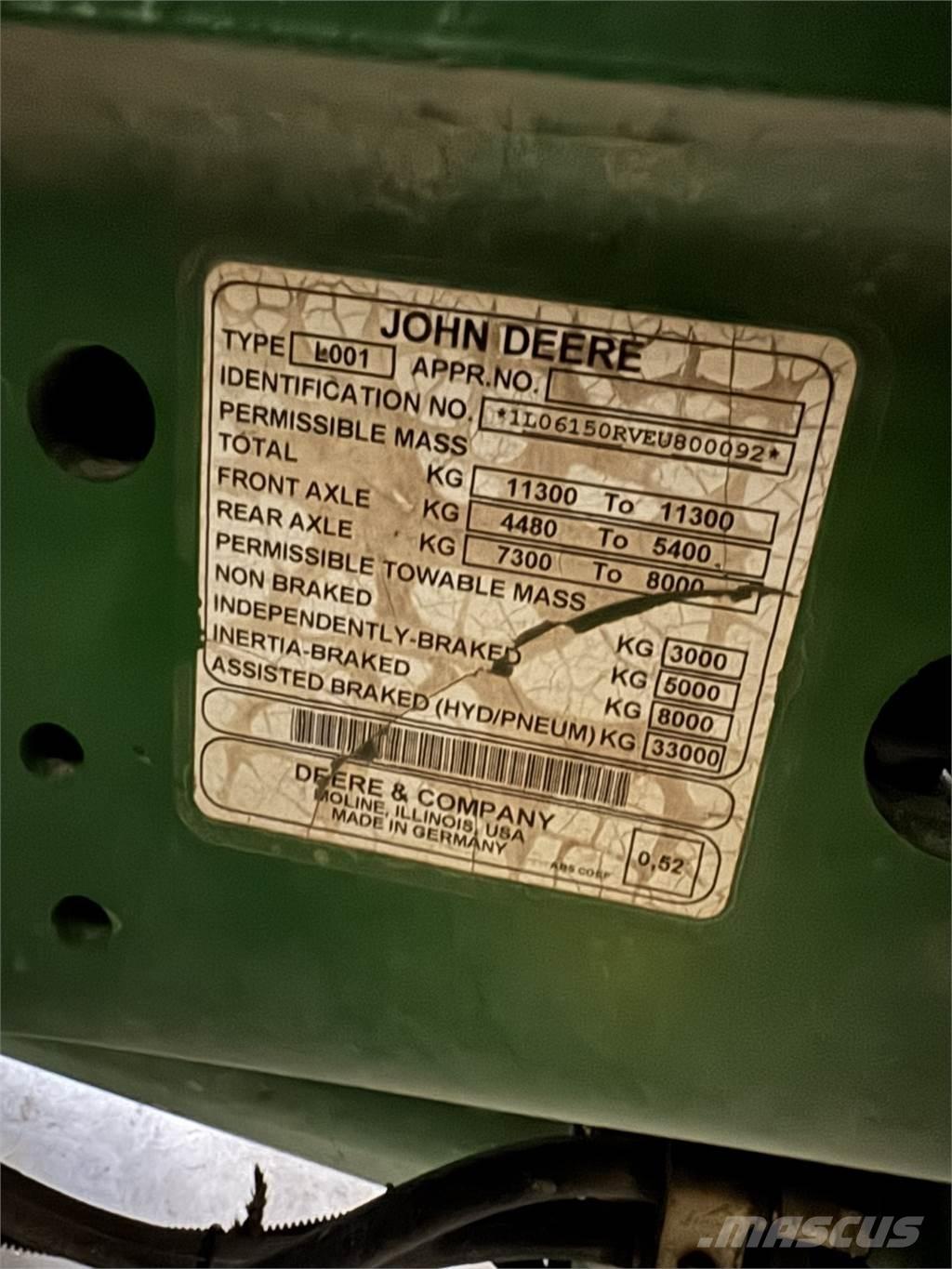 John Deere 6150R Traktori