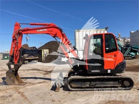 Kubota KX080-3 Bageri guseničari