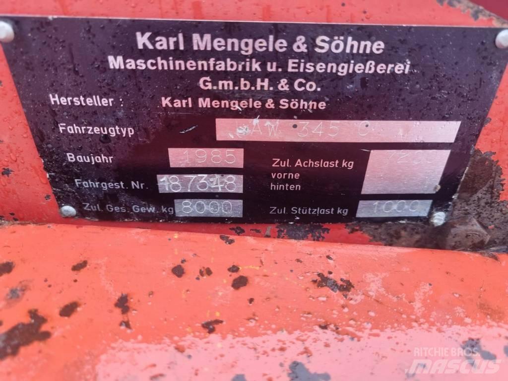 Mengele AW 345 c Samoutovarne prikolice