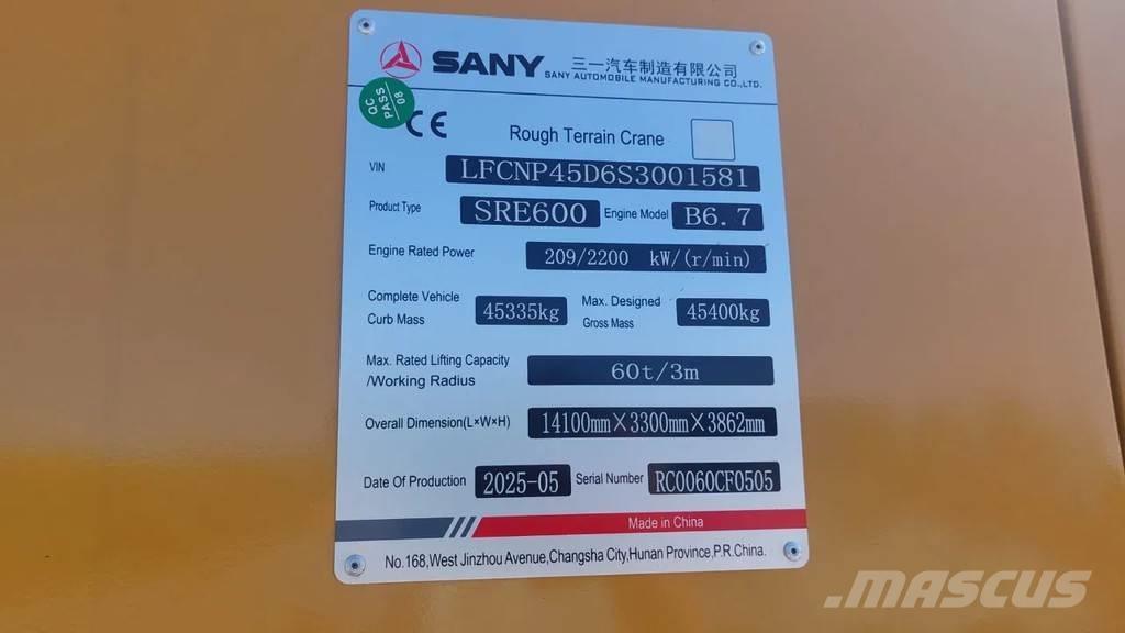 Sany SRE600 Autodizalice
