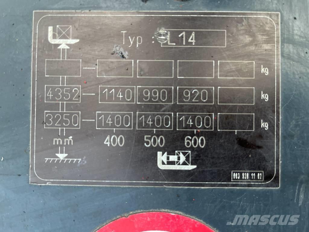 Linde L 14 V-3816 Samopogonski ručni viljuškari