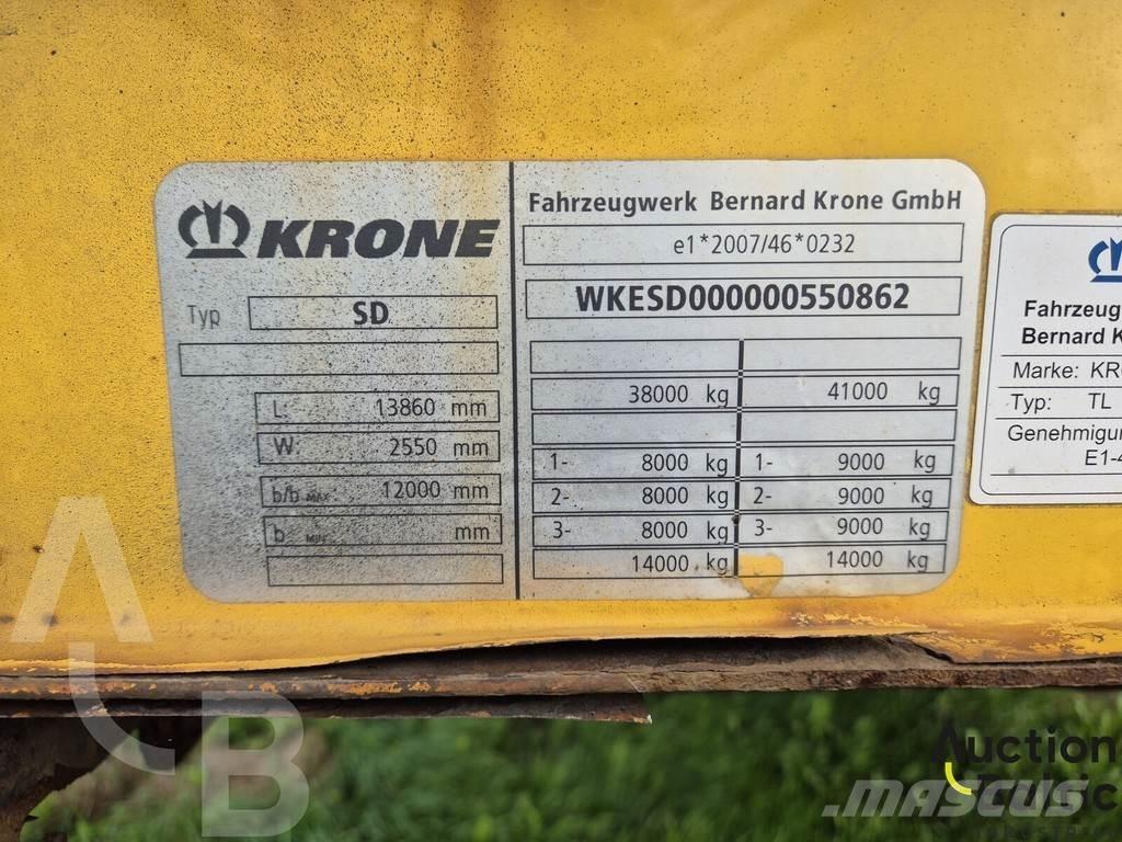Krone SD Poluprikolice sa ciradom