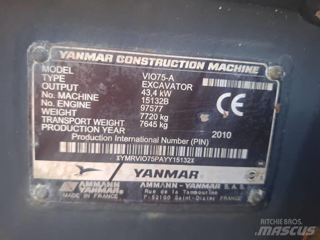 Yanmar Vio 75 A Midi bageri 7t – 12t