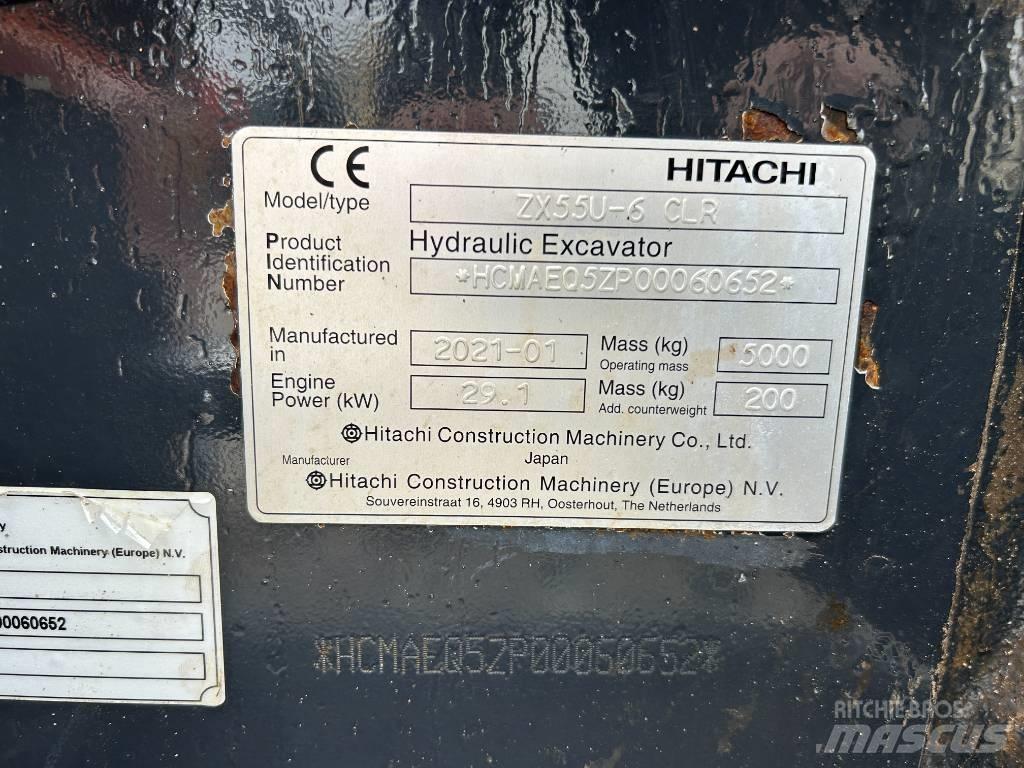 Hitachi ZX55U-6 Mini bageri < 7t