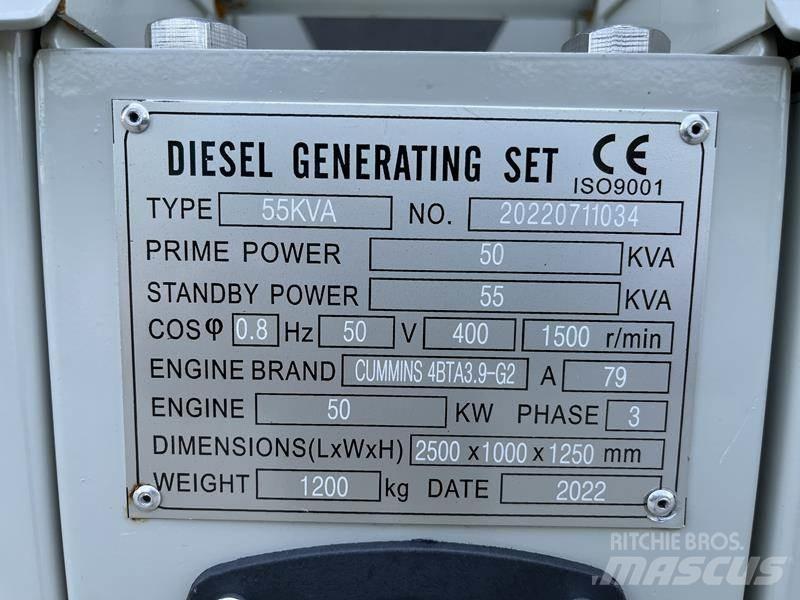 Cummins 55 kVA Dizel generatori