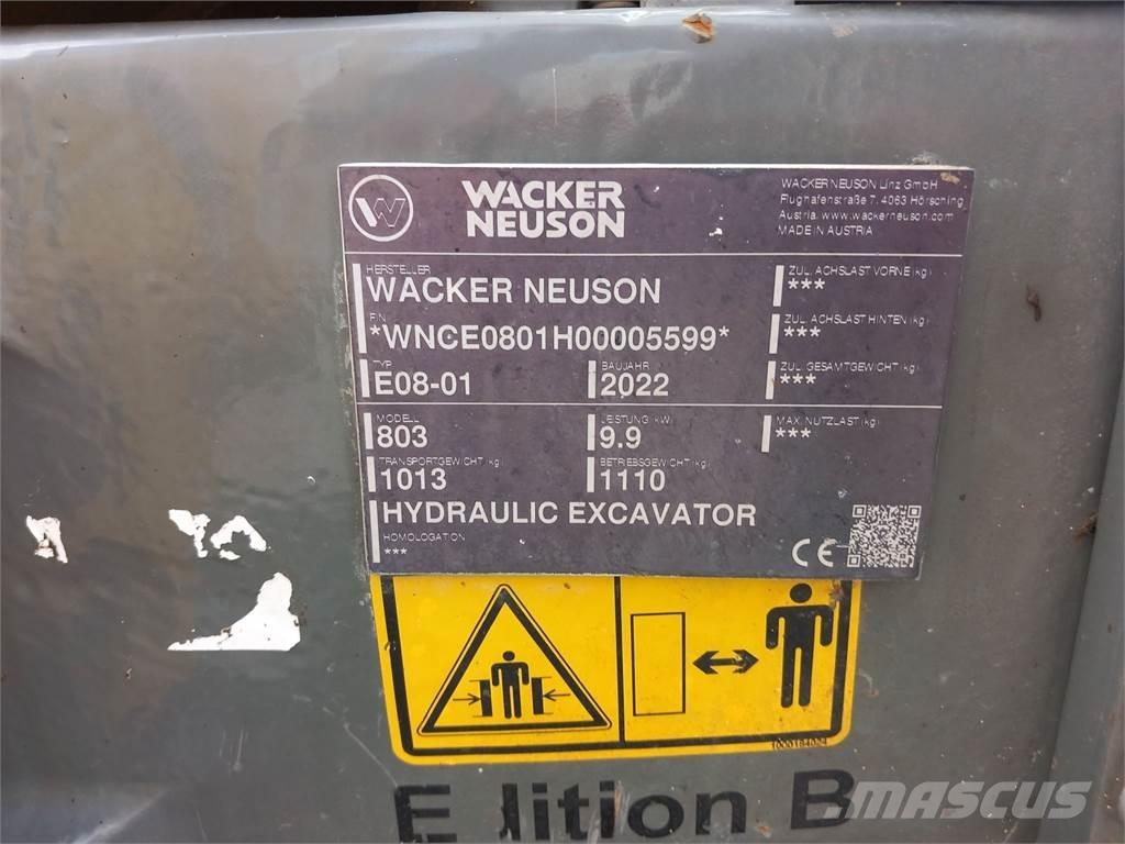 Wacker Neuson 803 Bageri guseničari