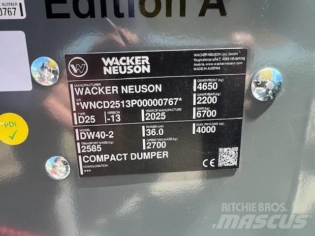 Wacker Neuson DW 40 Zglobni damperi