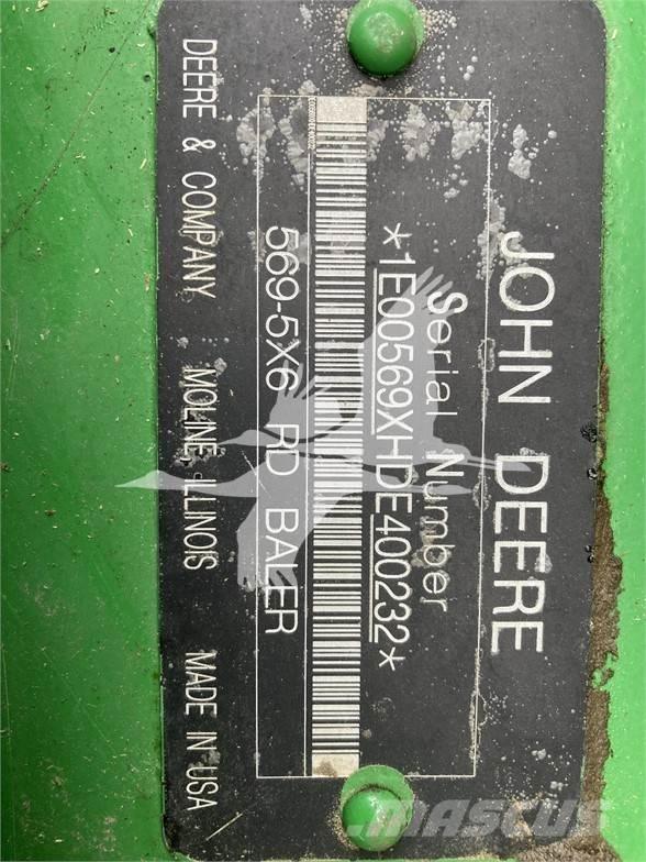 John Deere 569 Prese/balirke za rolo bale