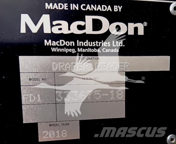 MAC DON FD145 Glave hederi za kombajne