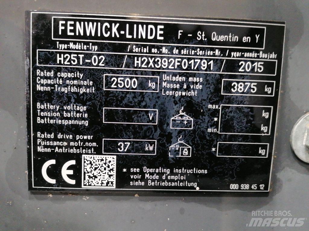 Linde H25T-02 Plinski viljuškari