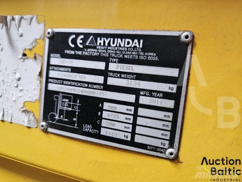 Hyundai 18D-7E Dizelski viljuškari