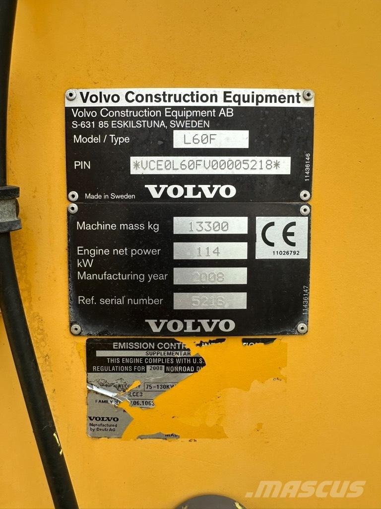 Volvo L60F Utovarivači na točkove