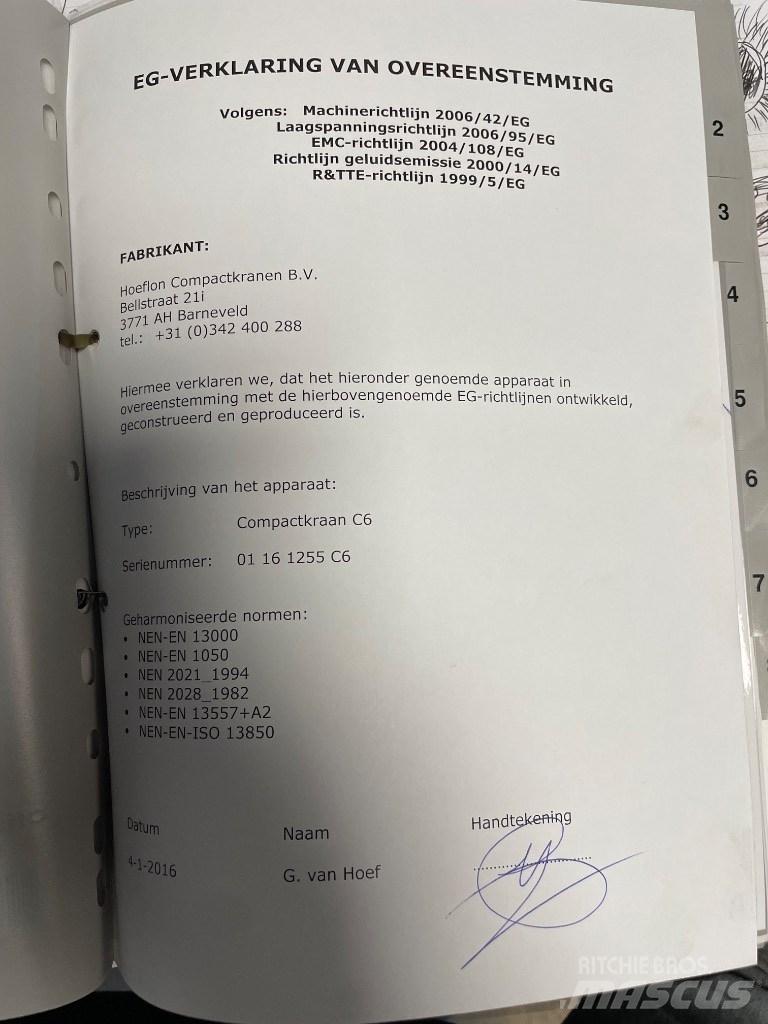 Hoeflon C 6 SOLD Polovni mini kranovi