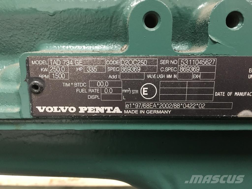 Volvo TAD734GE NEW Motori za građevinarstvo