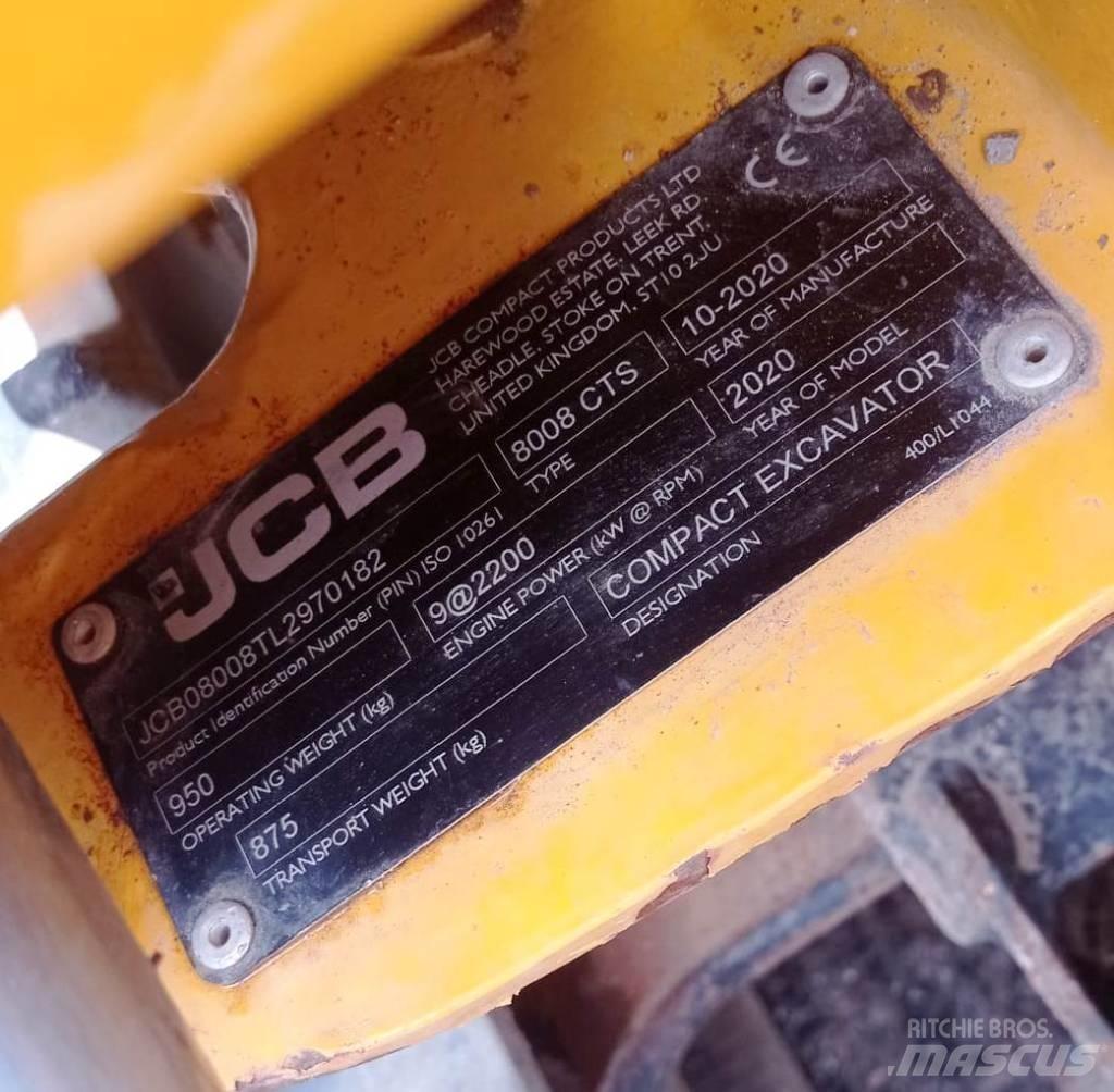 JCB 8008 CTS Mini bageri < 7t
