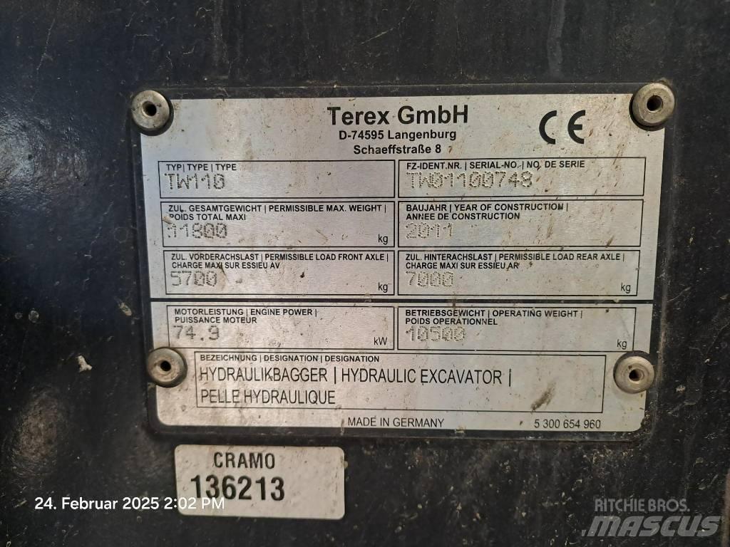 Terex TW 110 Bageri točkaši