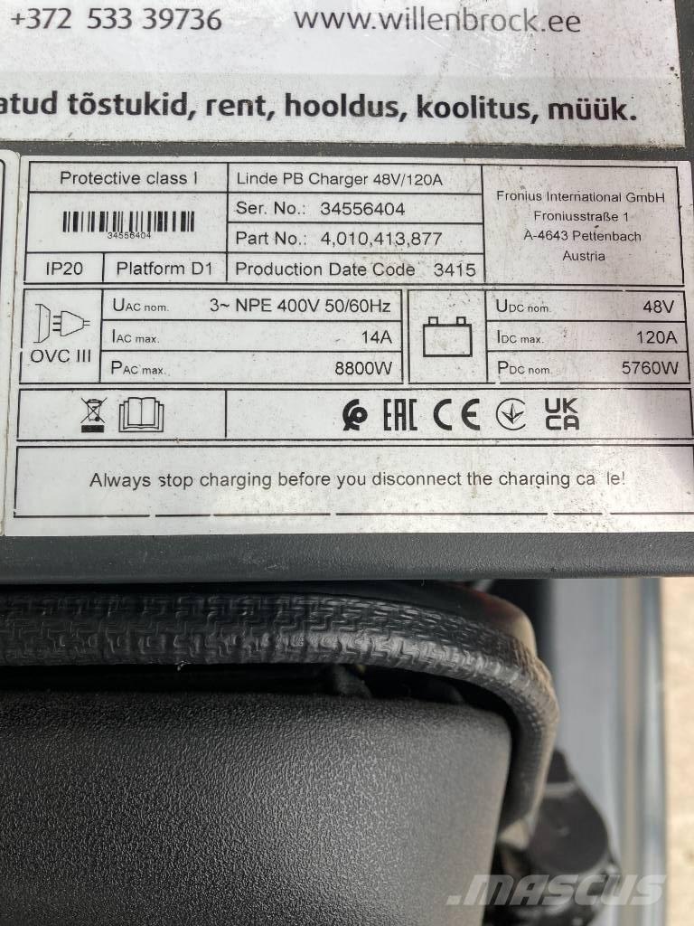 Linde EG20PH/1275-02 Električni viljuškari