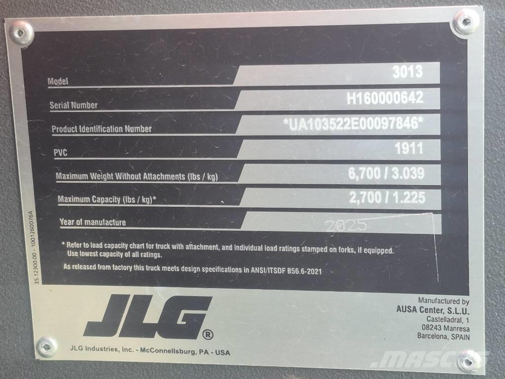 JLG 3013 Teleskopski viljuškari