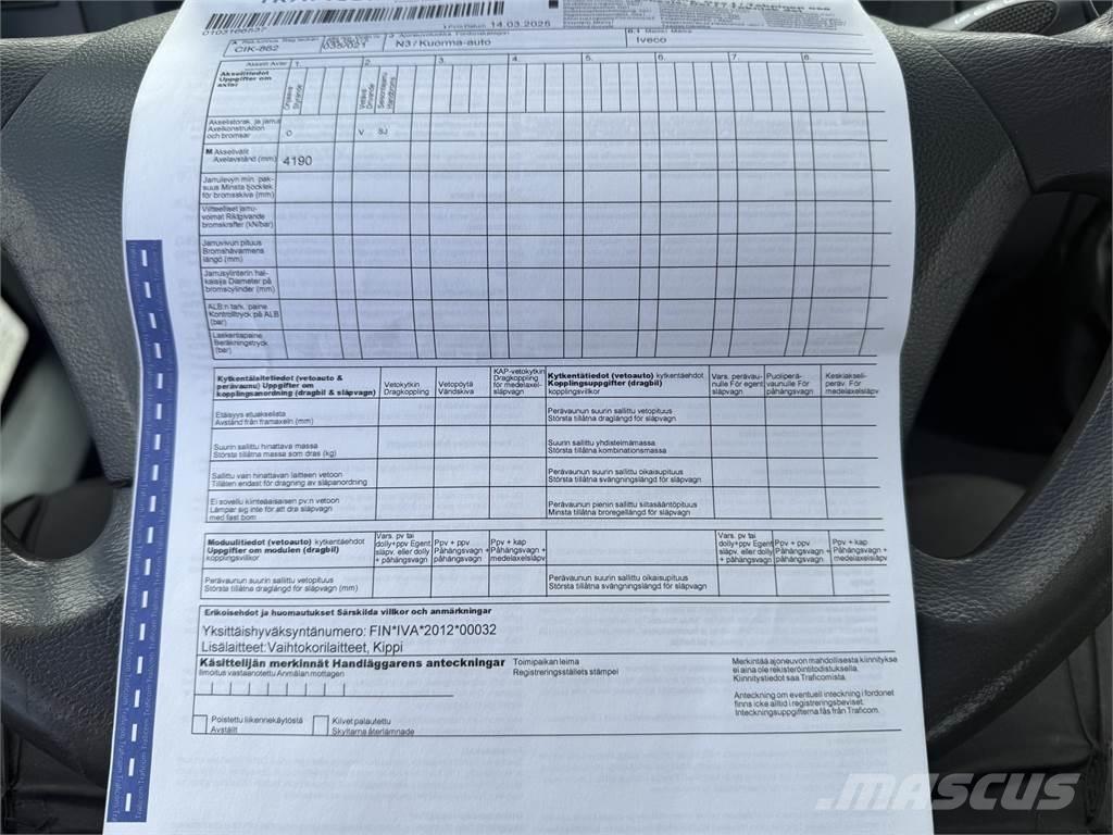 Iveco ML150E 4X2 Rol kiper kamioni sa kukom za podizanje tereta