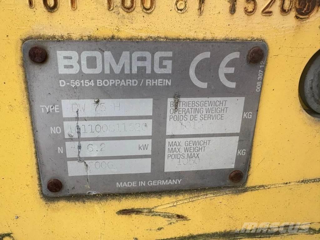 Bomag BW75H Ostali valjci
