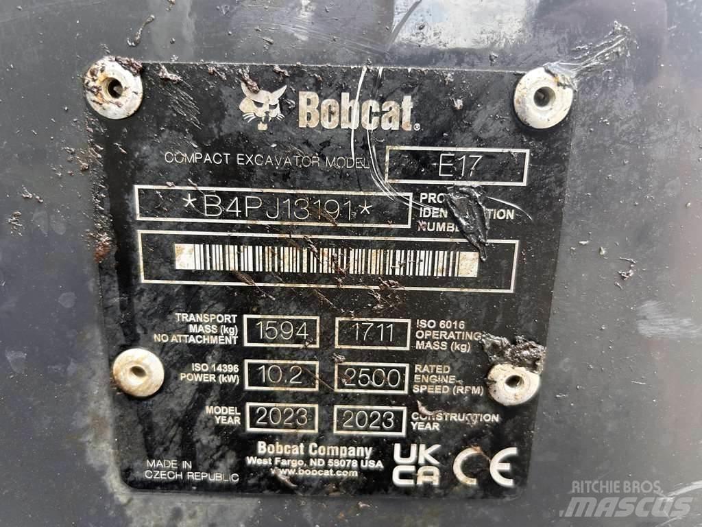 Bobcat E17 Mini bageri < 7t