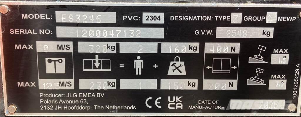 JLG ES3246 Makazaste platforme