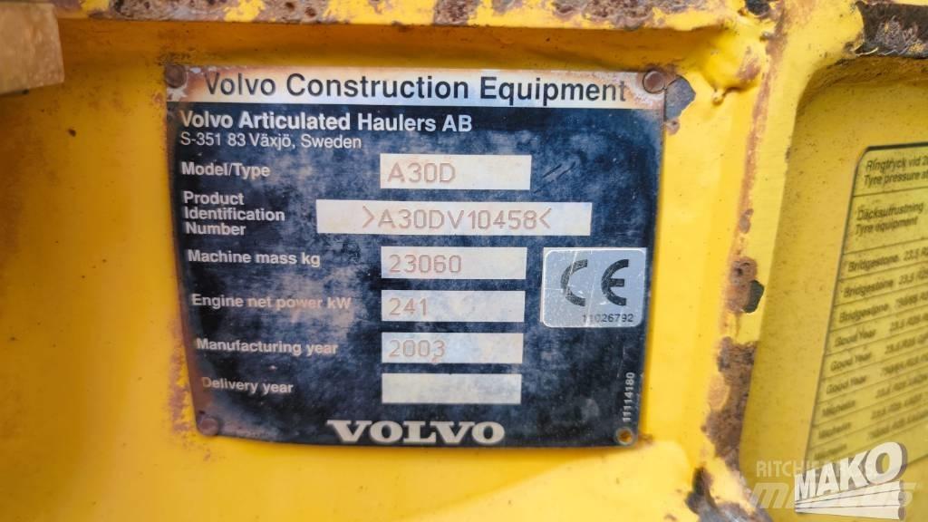 Volvo A 30 D Zglobni damperi