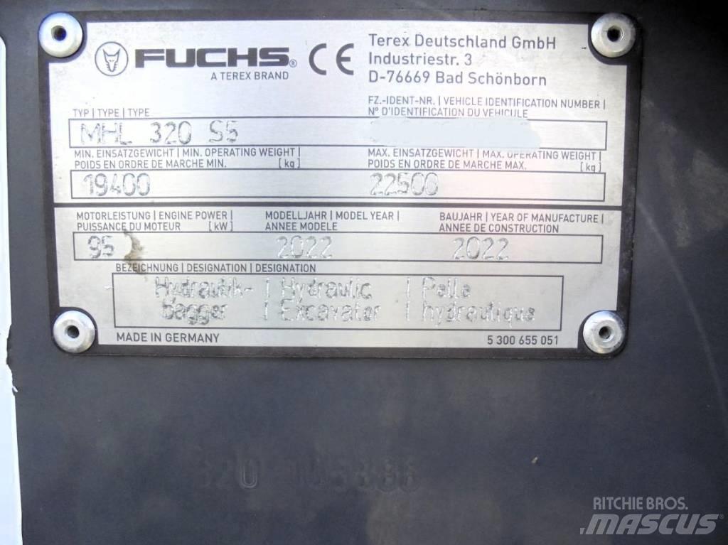 Fuchs MHL 320 Bageri za prenos primarnih/sekundarnih sirovina
