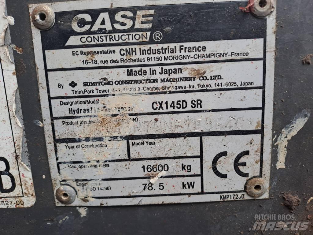 CASE CX145D SR Bageri guseničari
